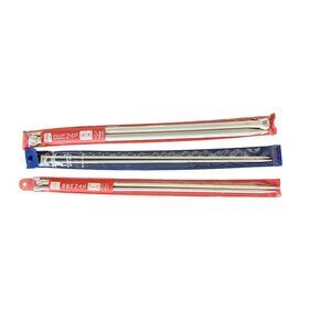 Susan Bates & Bernat Aluminum Knitting Needles Set - Sizes 6 8 15